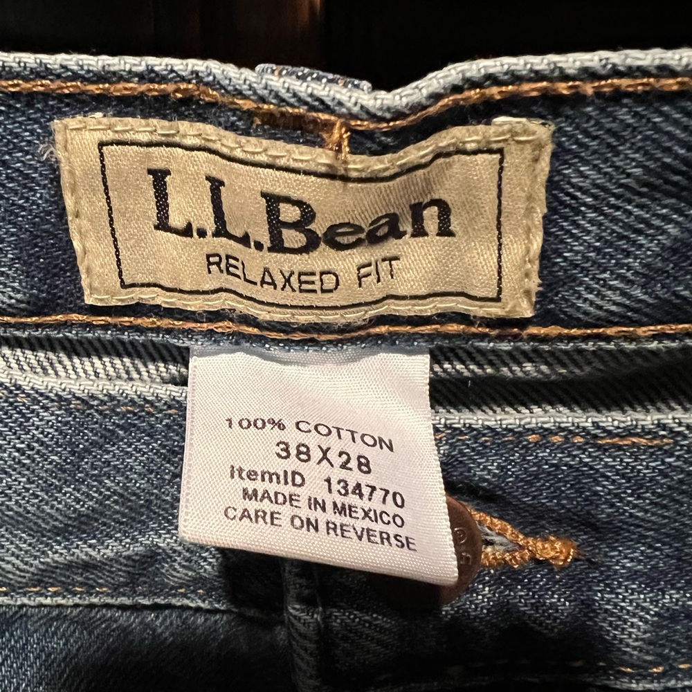 L.L. Bean Men's Relaxed Denim Jeans